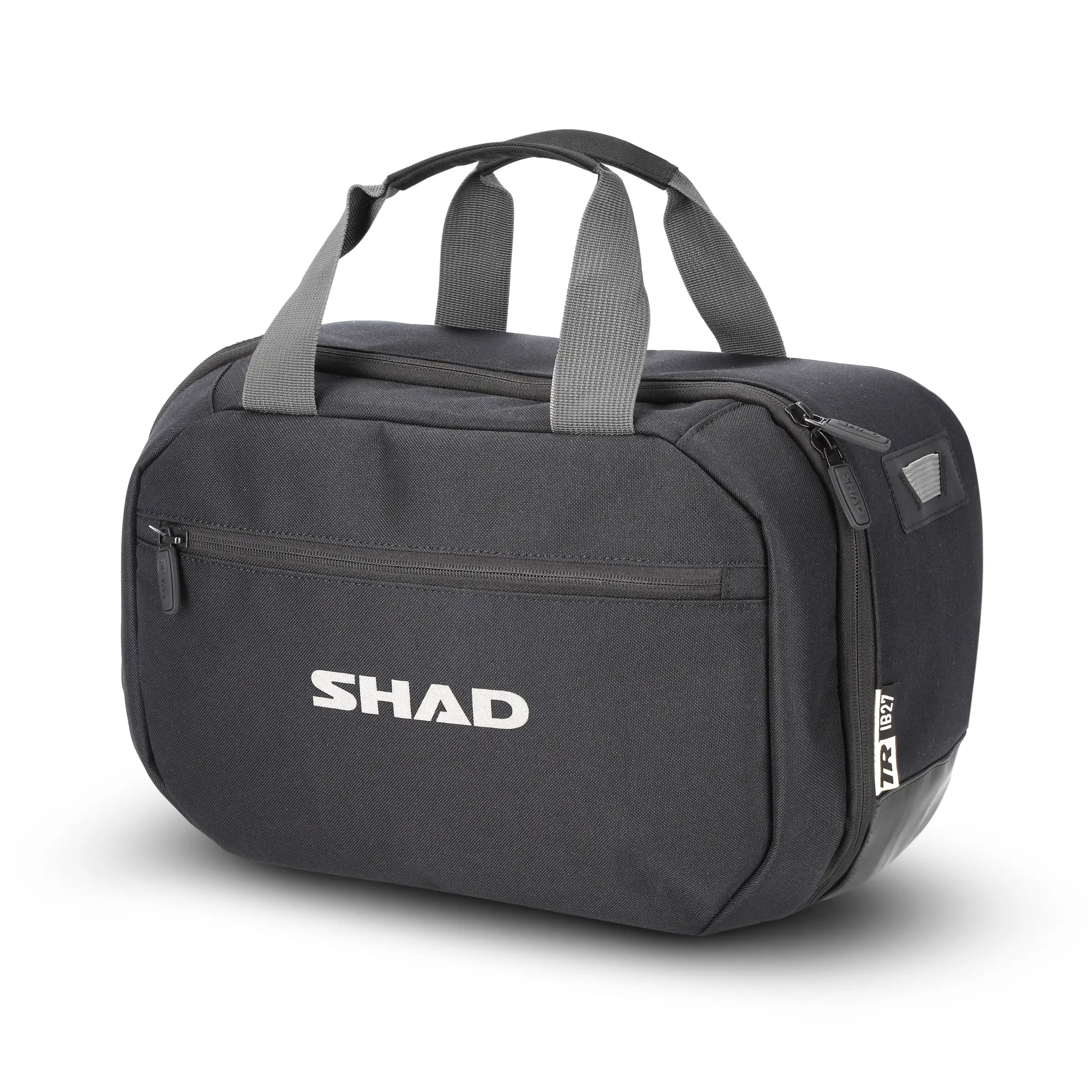 黒い生地にSHADのロゴが入り、グレーの持ち手が付いたTERRA専用インナーバッグ TR27のSHAD公式の製品画像