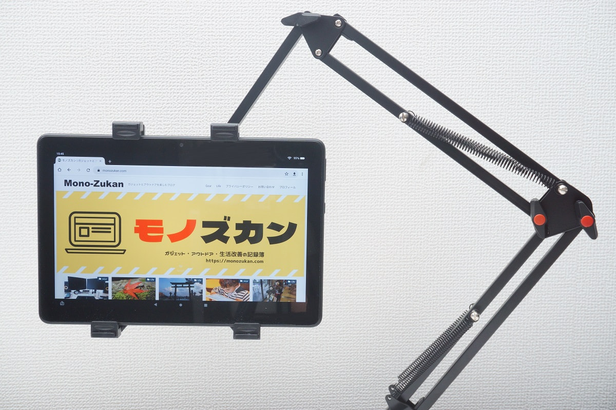 unique spirit タブレットアームは寝ながら使用に最適なスタンド【レビュー 評判】 | モノズカン